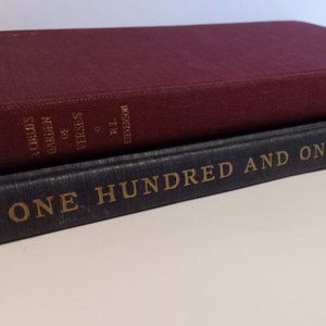 Two vintage books of poetry:  1922 first ed,  & 1955 ed R. L. Stevenson